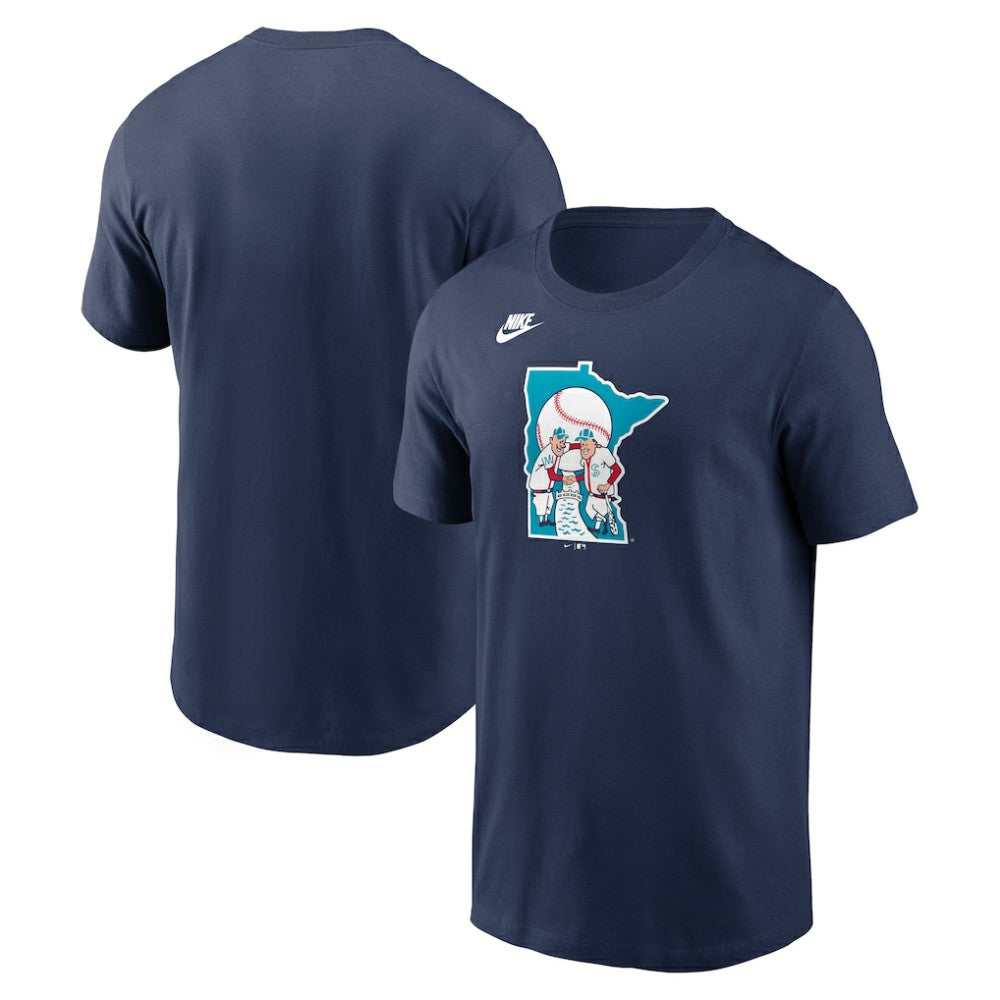 Minnesota Twins Cooperstown Collection T-Shirt Navy | Nike