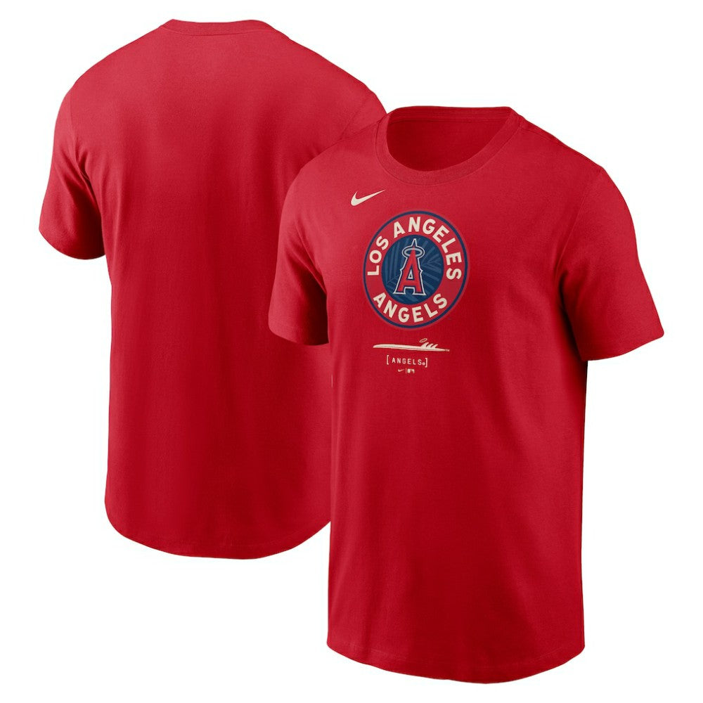 Los Angeles Angels City Connect Large Logo T-Shirt Red | Nike