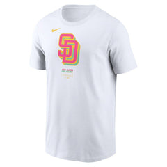 San Diego Padres City Connect Large Logo T-Shirt White | Nike