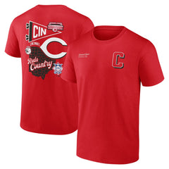 Cincinnati Reds Split Zone T-Shirt Red