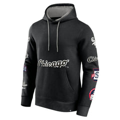 Chicago White Sox Wild Winner Pullover Hoodie Black