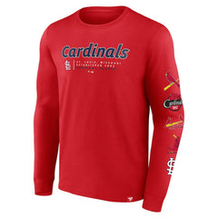St. Louis Cardinals Strike the Goal Long Sleeve T-Shirt Red