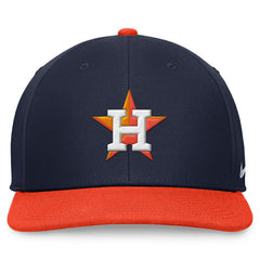 Houston Astros Two-Tone Snapback Hat Navy/Orange | Nike