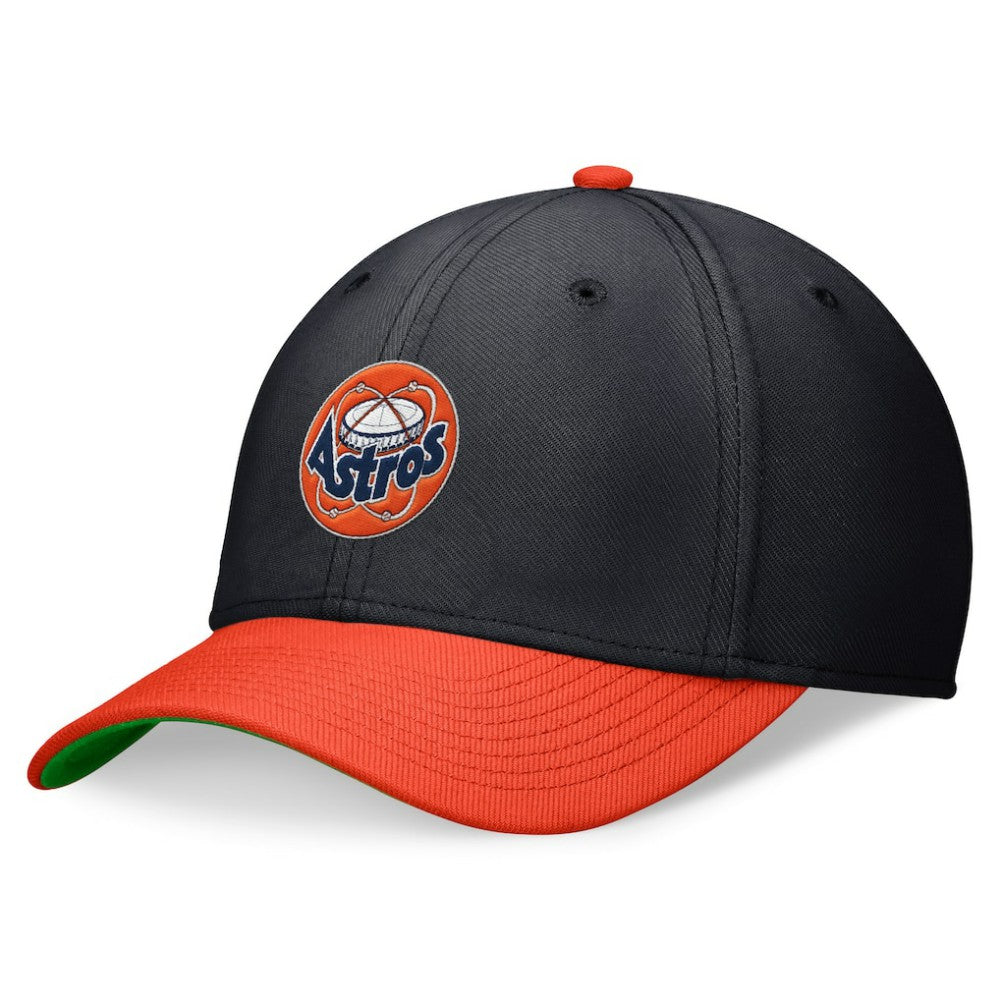 Houston Astros Cooperstown Collection Rewind Swooshflex Performance Hat Navy/Orange | Nike