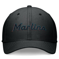 Miami Marlins Performance Flex Hat Black | Nike
