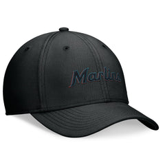 Miami Marlins Performance Flex Hat Black | Nike