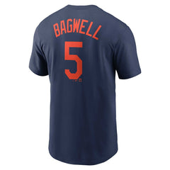 Jeff Bagwell Houston Astros Cooperstown Collection Fuse Name & Number T-Shirt Navy | Nike