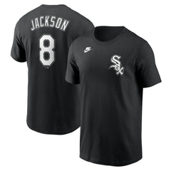 Bo Jackson Chicago White Sox Cooperstown Collection Fuse Name & Number T-Shirt Black | Nike