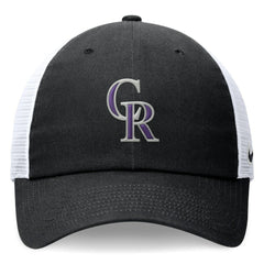 Colorado Rockies Club Trucker Adjustable Hat Black | Nike