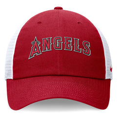 Los Angeles Angels Wordmark Adjustable Trucker Hat Red | Nike