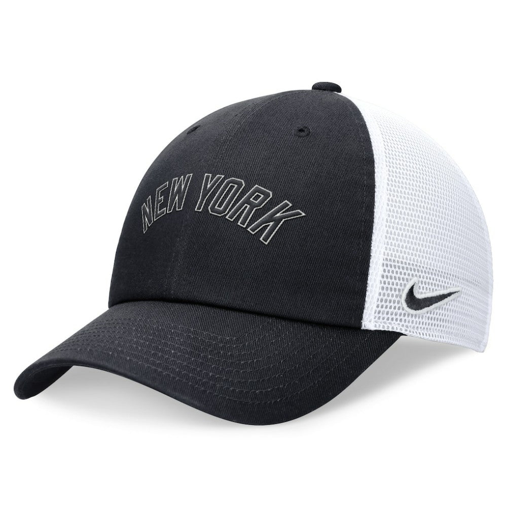 New York Yankees Wordmark Adjustable Trucker Hat Navy | Nike