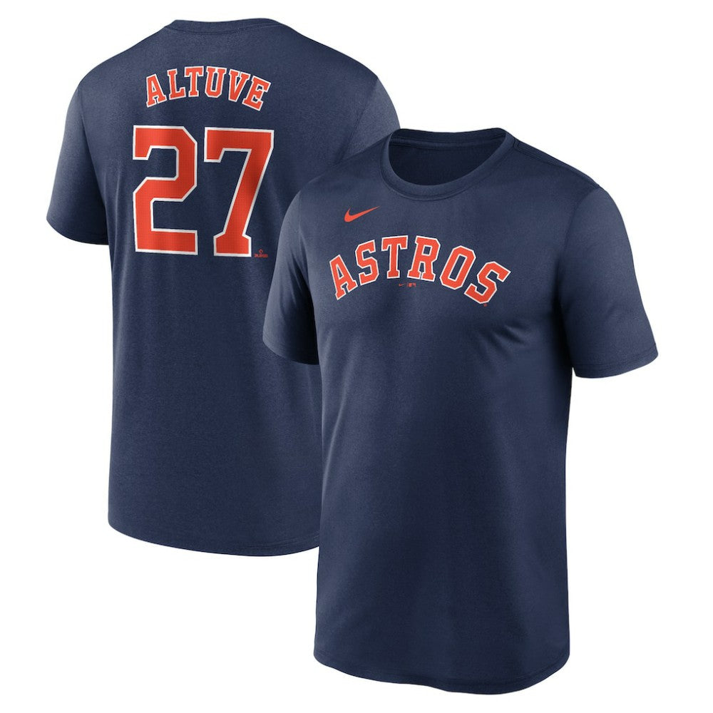 Jose Altuve Houston Astros Legend Name & Number Performance T-Shirt Navy | Nike