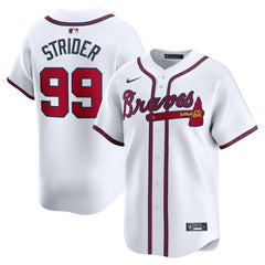 Spencer Strider Atlanta Braves Home Limited Player Jersey White | Nike