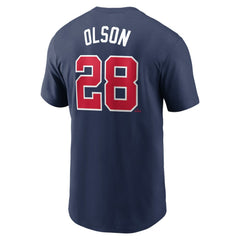 Matt Olson Atlanta Braves Fuse Name & Number T-Shirt Navy | Nike