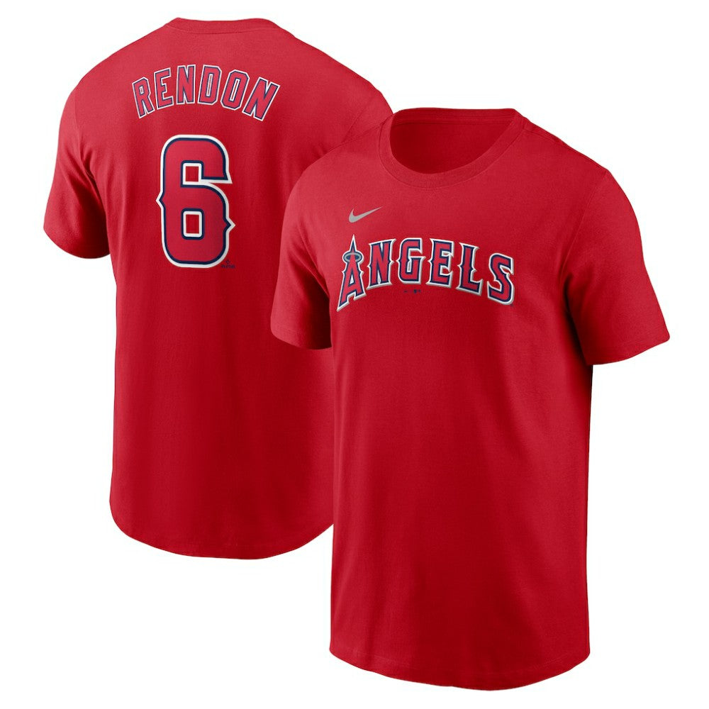 Anthony Rendon Los Angeles Angels Fuse Name & Number T-Shirt Red | Nike
