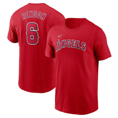 Anthony Rendon Los Angeles Angels Fuse Name & Number T-Shirt Red | Nike