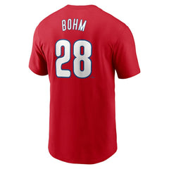 Alec Bohm Philadelphia Phillies Fuse Name & Number T-Shirt Red | Nike