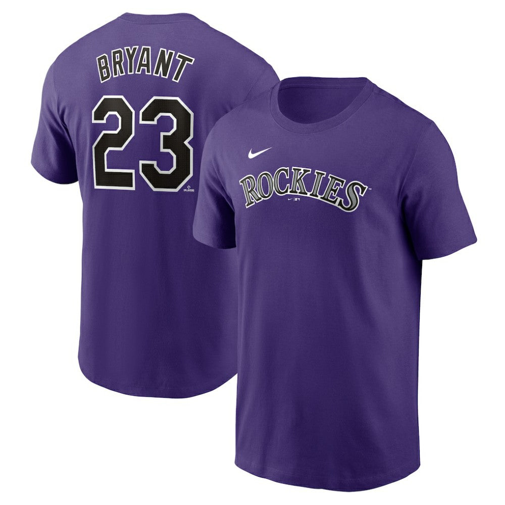 Kris Bryant Colorado Rockies Fuse Name & Number T-Shirt Purple | Nike