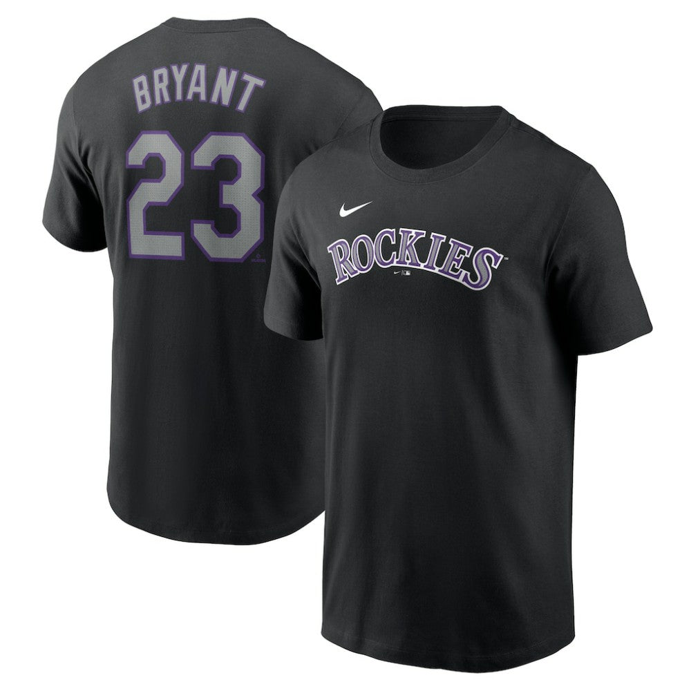 Kris Bryant Colorado Rockies Fuse Name & Number T-Shirt Black | Nike