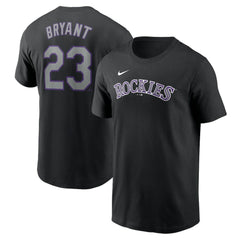 Kris Bryant Colorado Rockies Fuse Name & Number T-Shirt Black | Nike