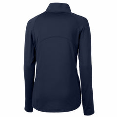 Kansas City Royals Cutter & Buck Women's City Connect Adapt Eco Knit Stretch Recycled Half-Zip Pullover Top Navy