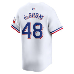 Jacob deGrom Texas Rangers Home Limited Player Jersey - White