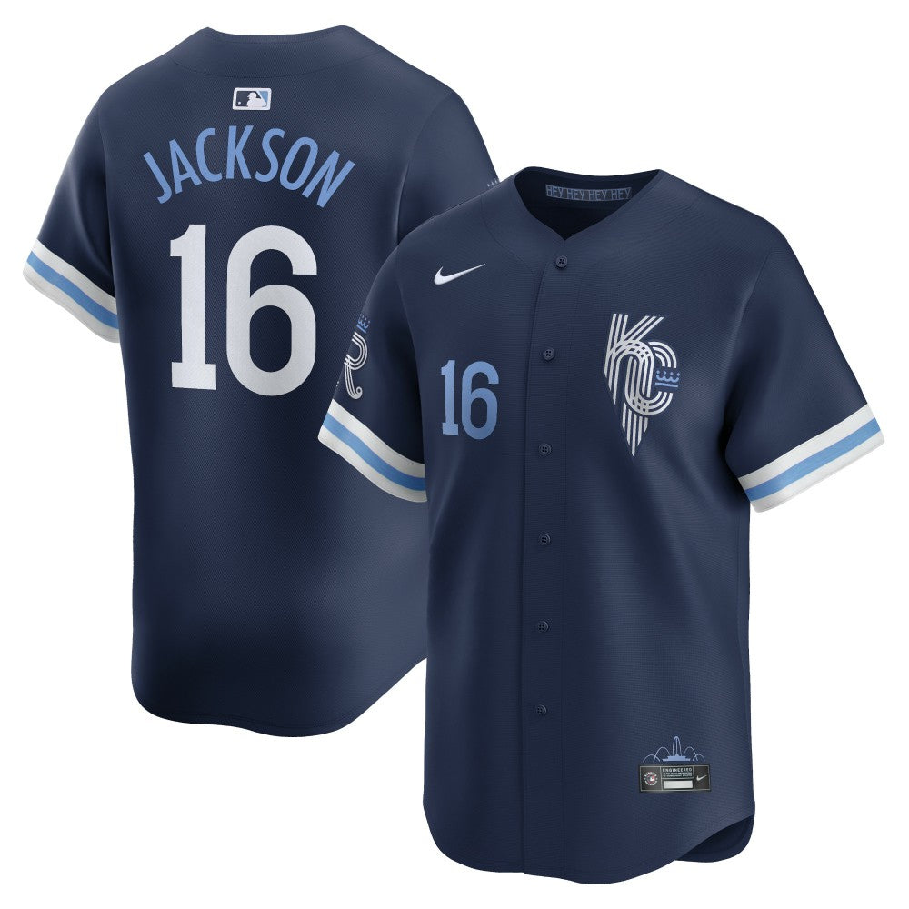 Bo Jackson Kansas City Royals City Connect Retired Player Jersey - Navy