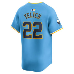 Christian Yelich Milwaukee Brewers City Connect Limited Player Jersey Powder Blue | Nike