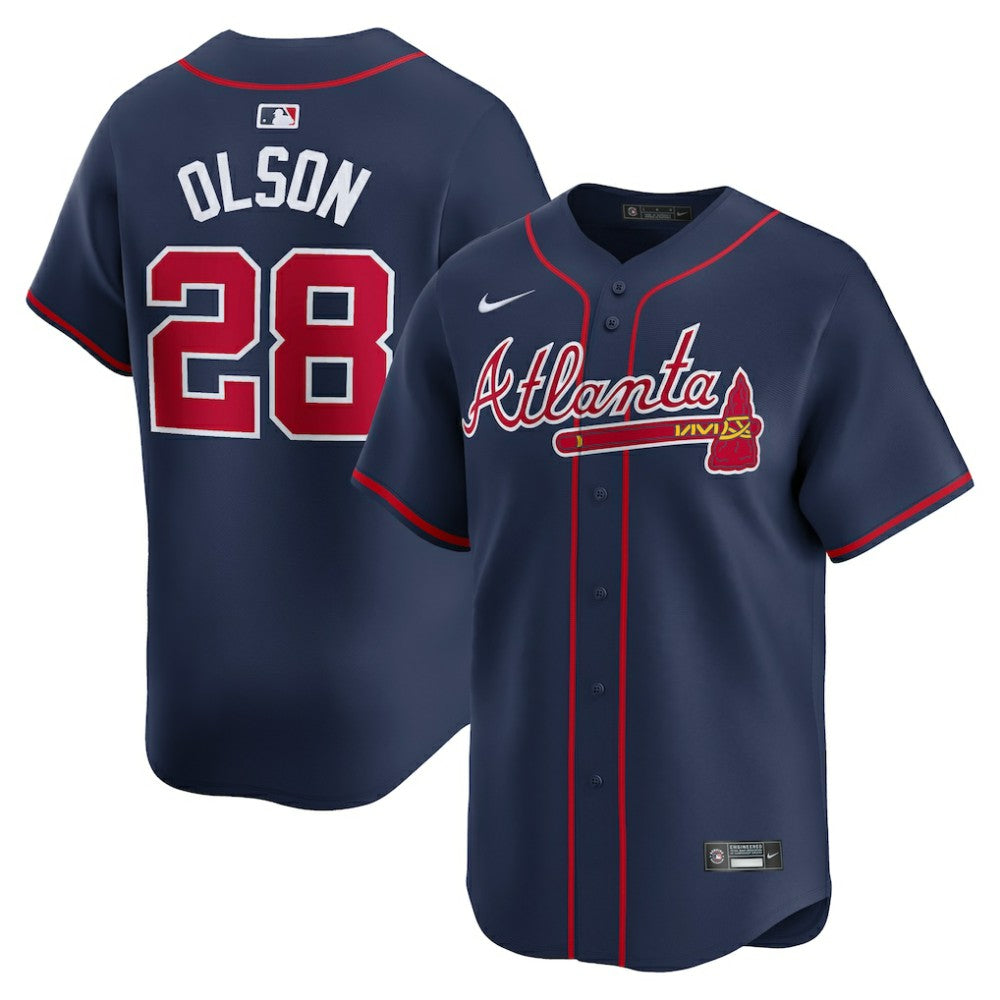 Matt Olson Atlanta Braves Alternate Limited Player Jersey - Navy | Nike