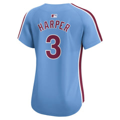 Bryce Harper Philadelphia Phillies Women's Alternate Limited Player Jersey?- Light Blue