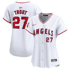 Mike Trout Los Angeles Angels Women's Home Limited Player Jersey White | Nike