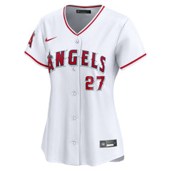 Mike Trout Los Angeles Angels Women's Home Limited Player Jersey - White