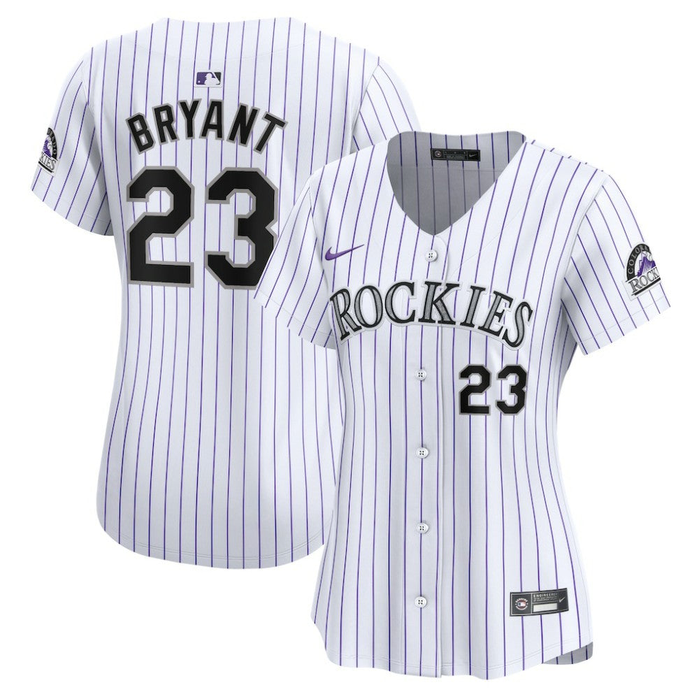 Kris Bryant Colorado Rockies Women's Home Limited Player Jersey - White