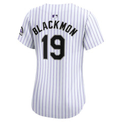 Charlie Blackmon Colorado Rockies Women's Home Limited Player Jersey - White