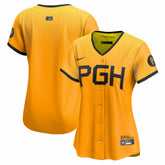 Pittsburgh Pirates Women's City Connect Limited Jersey - Gold