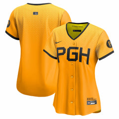 Pittsburgh Pirates Women's City Connect Limited Jersey Gold | Nike