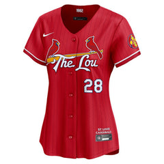 Nolan Arenado St. Louis Cardinals Women's 2024 City Connect Limited Player Jersey - Red