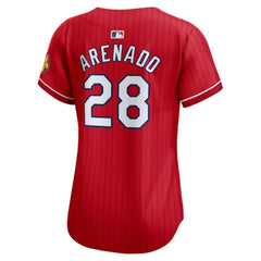 Nolan Arenado St. Louis Cardinals Women's 2024 City Connect Limited Player Jersey - Red