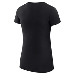 Cincinnati Reds G-III 4Her by Carl Banks Women's Super-Slim Fit Lightweight Heart Graphic T-Shirt Black
