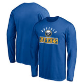 Buffalo Sabres Team Arch Knockout Long Sleeve T-Shirt Royal