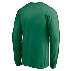 Dallas Stars Team Arch Knockout Long Sleeve T-Shirt Kelly Green