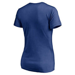 Tampa Bay Lightning Women's Mascot In Bounds V-Neck T-Shirt Blue