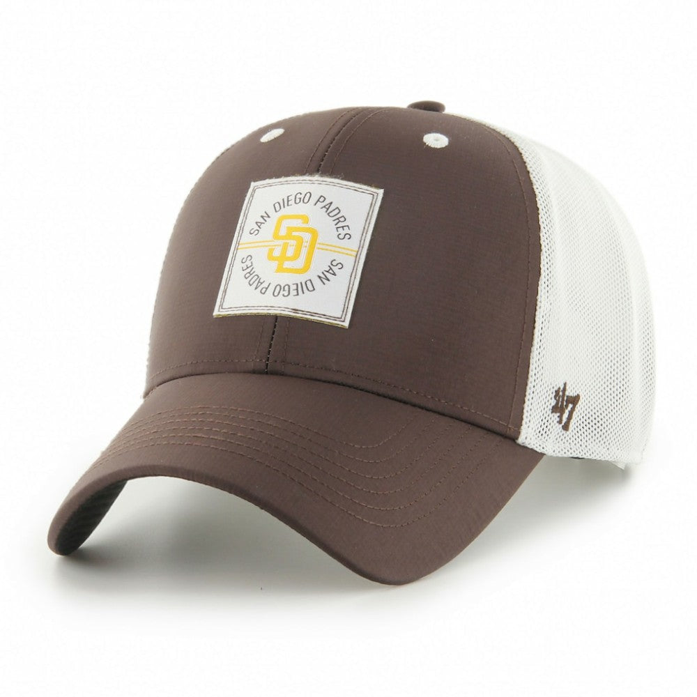 San Diego Padres Disburse MVP Trucker Adjustable Hat Brown | 47 brand