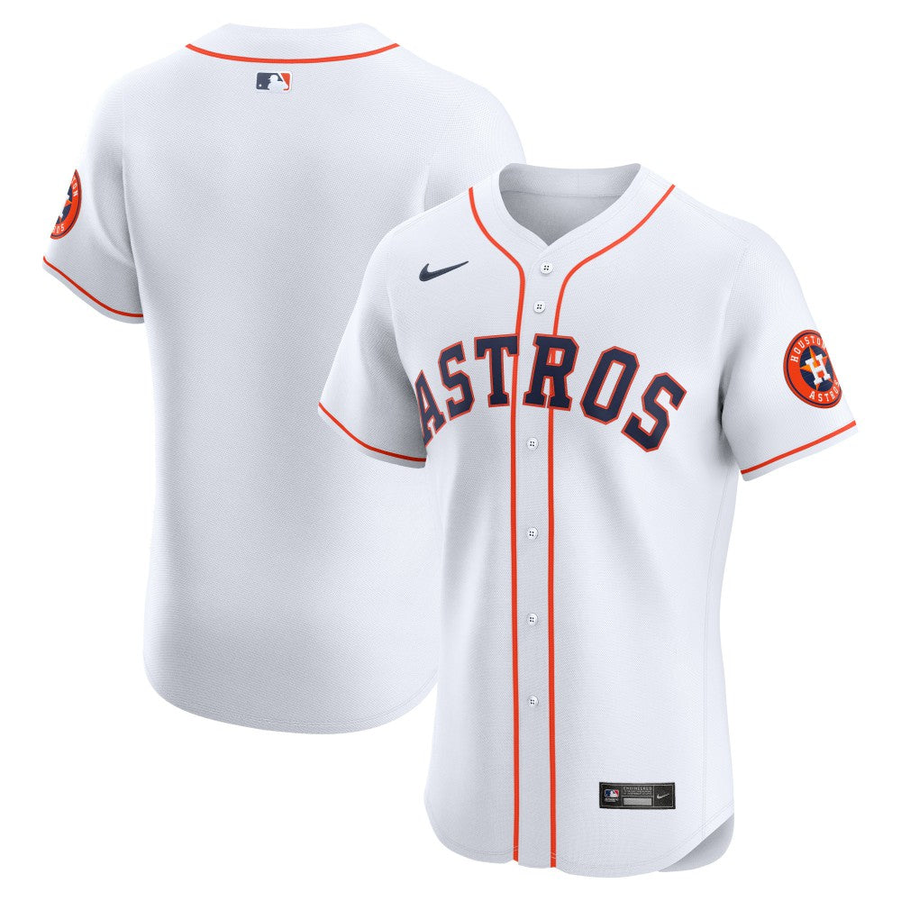 Houston Astros Home Vapor Premier Elite Patch Jersey White | Nike