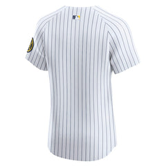 Milwaukee Brewers Alternate Vapor Premier Elite Patch Jersey - White