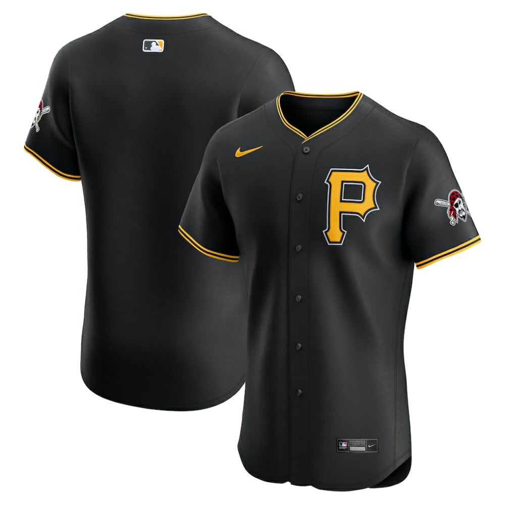 Pittsburgh Pirates Alternate Vapor Premier Elite Patch Jersey Black | Nike