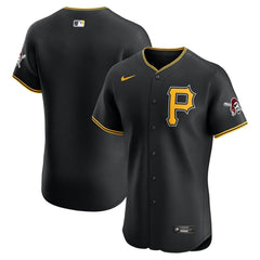 Pittsburgh Pirates Alternate Vapor Premier Elite Patch Jersey Black | Nike