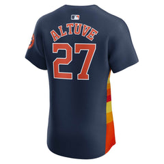 Jose Altuve Houston Astros Alternate Elite Player Jersey - Navy