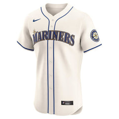 Julio Rodr¨ªguez Seattle Mariners Alternate Elite Player Jersey - Cream