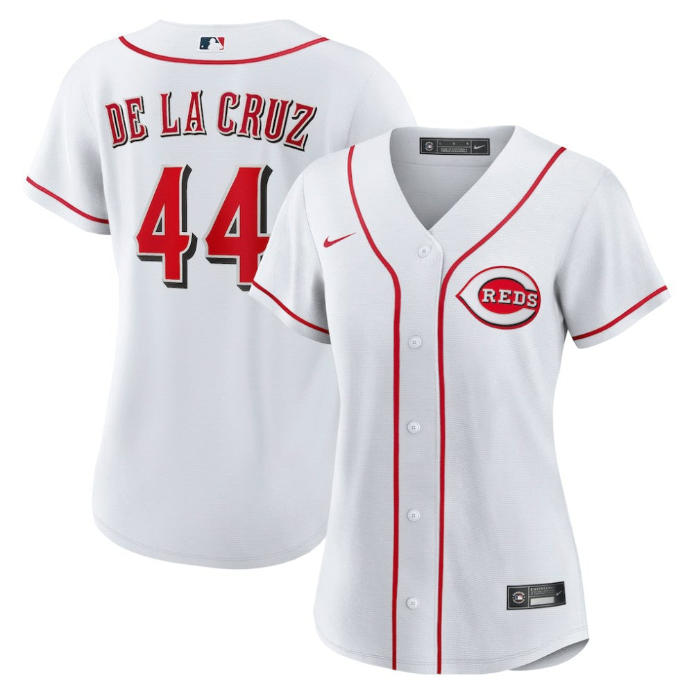 Elly De La Cruz Cincinnati Reds Women's Home Replica Jersey - White